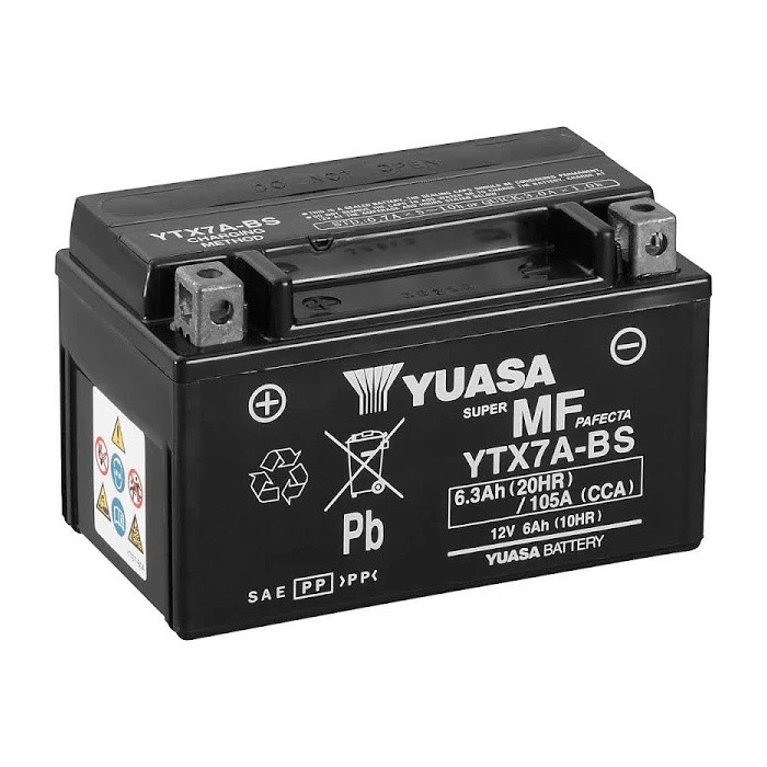 Motobaterie Yuasa Super MF YTX7A-BS Yuasa