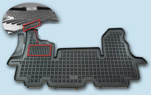 Gumové autokoberce Rezaw-Plast Renault Master 2003-2010 Rezaw-Plast