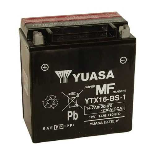 Motobaterie Yuasa Super MF YTX16-BS-1 Yuasa