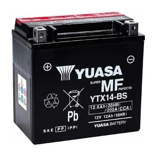 Motobaterie Yuasa Super MF YTX14-BS Yuasa