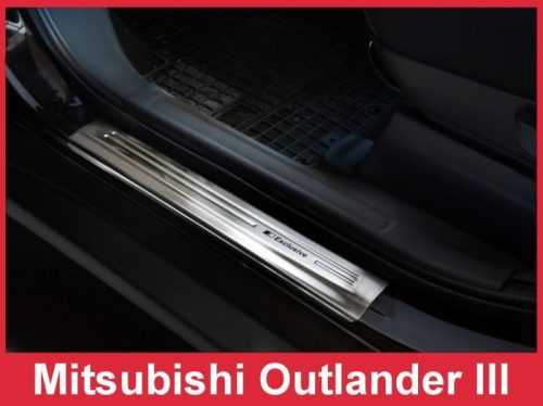 Prahové lišty Mitsubishi Outlander 2012-2022 (matné) Avisa