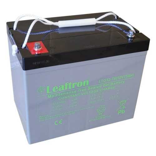 Záložní akumulátor Leaftron LTG12-75 12V