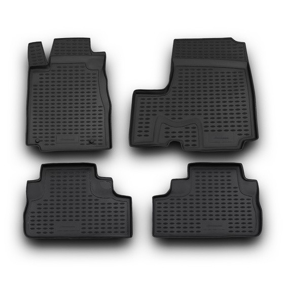 Gumové autokoberce Novline Honda CR-V 2006-2012 (subwoofer pod spolujezdcem) Novline